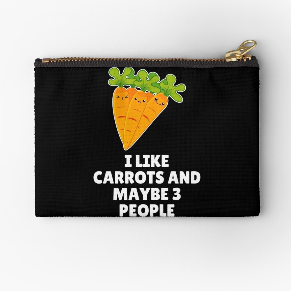 Zippered Pouch - Carrot