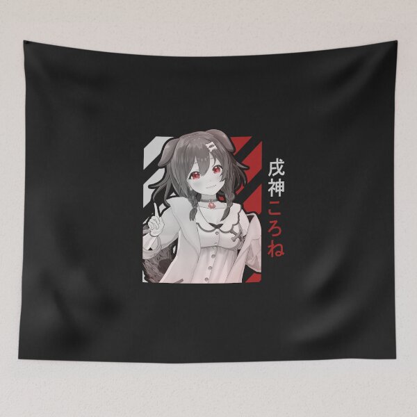 Item preview, Inugami Korone Black/Red Design designed and sold by White-Kitsune.