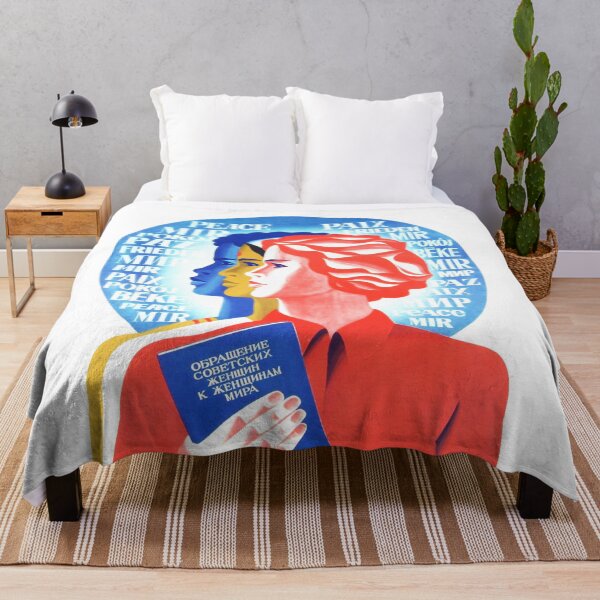 Item preview, Anti-racism Soviet propaganda Sisterhood Women liberation day designed and sold by ArtFay.