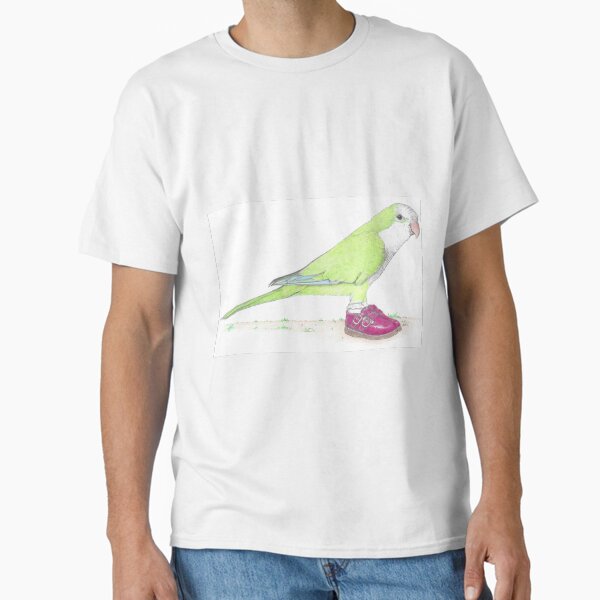 Item preview, Quaker parrot in Mary Janes designed and sold by JimsBirds.