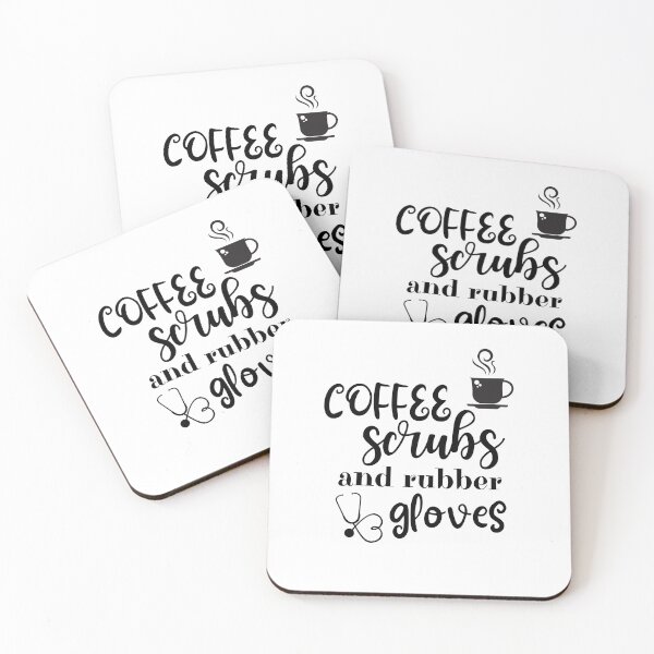 Item preview, Coffee, Scrubs and Rubber Gloves designed and sold by ER-DESIGNS.