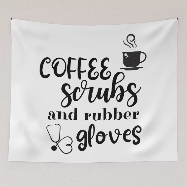 Item preview, Coffee, Scrubs and Rubber Gloves designed and sold by ER-DESIGNS.