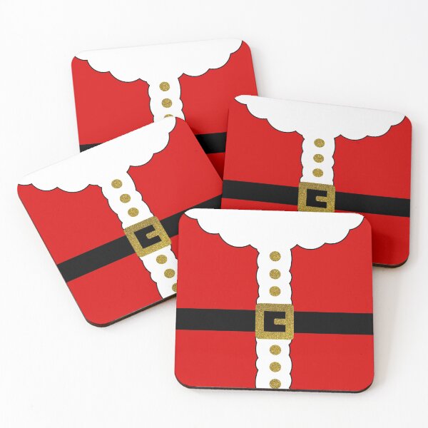 Item preview,  Christmas Santa Costume - Xmas Father Christmas Santa Claus Gold Costume designed and sold by Seth's Tees.