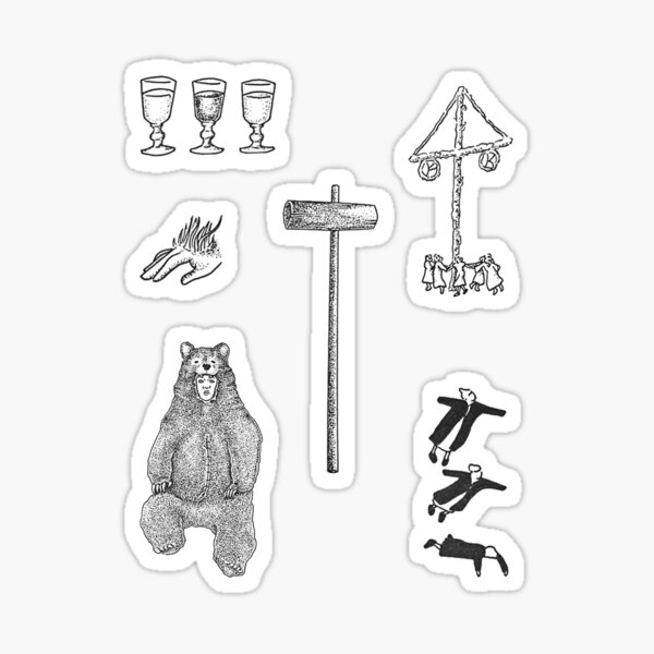 Refined Midsommar Inspired Sticker