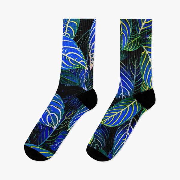 Item preview, Magical blue leaves of nature designed and sold by KarlaHR.