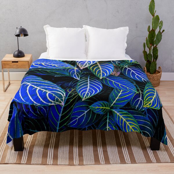 Item preview, Magical blue leaves of nature designed and sold by KarlaHR.