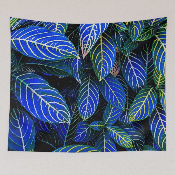 Item preview, Magical blue leaves of nature designed and sold by KarlaHR.