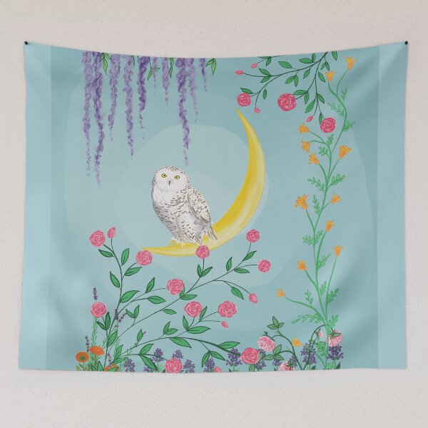 Artikelvorschau, Owl in magic forest entworfen und verkauft von Luaillustration.