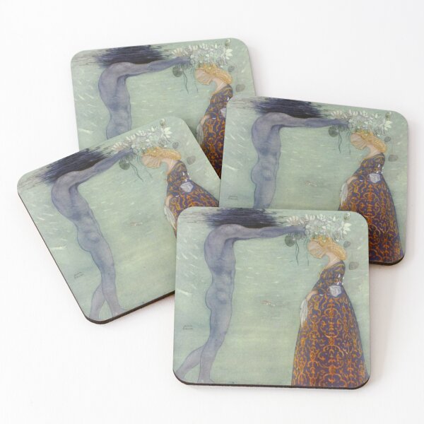 Item preview, Agneta and The Sea King by John Bauer designed and sold by IndieArtDream.