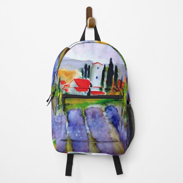 Item preview, Lavender field watercolor painting designed and sold by horseaddicted.