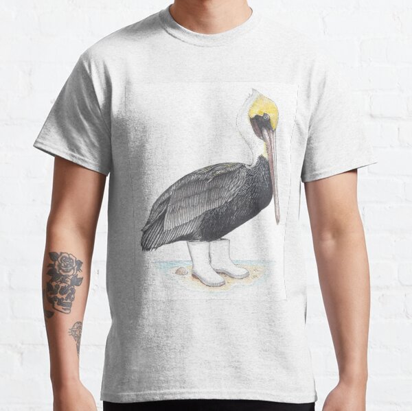 pelican in shrimper boots Classic T-Shirt