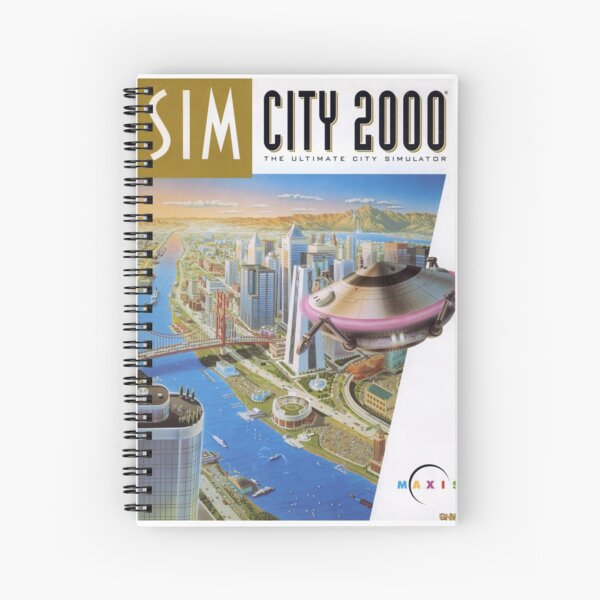 SimCity 2000 Cover Art Spiral Notebook