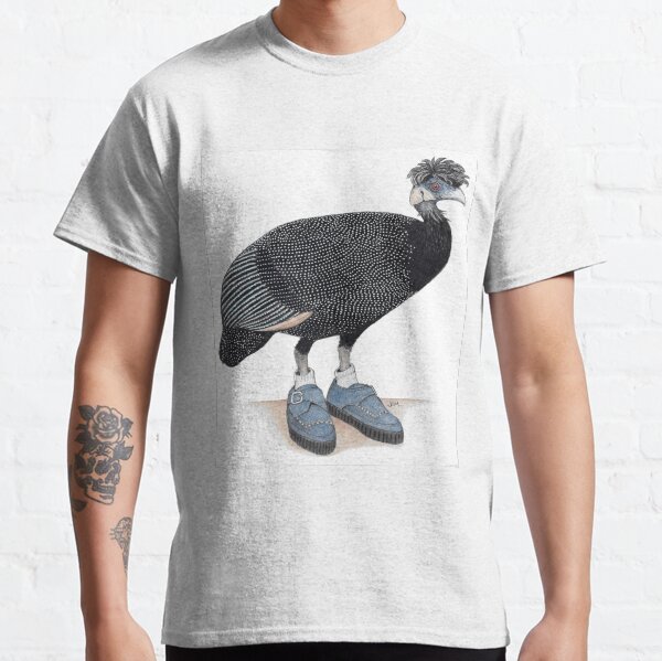 Guineafowl in rockabilly shoes Classic T-Shirt
