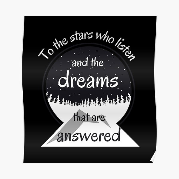 To The Stars Who Listen Posters Redbubble To The Stars Who Listen Posters Redbubble