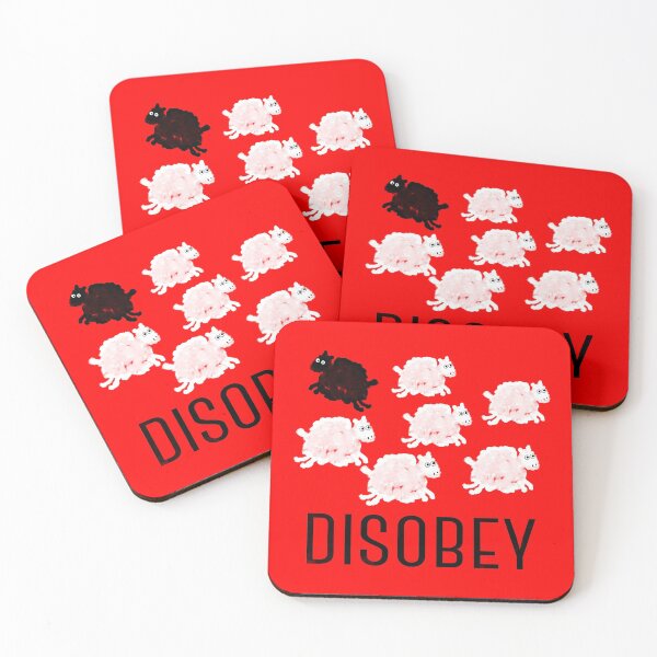 Item preview, Disobey: The black sheep disobeying  designed and sold by deynaaz.