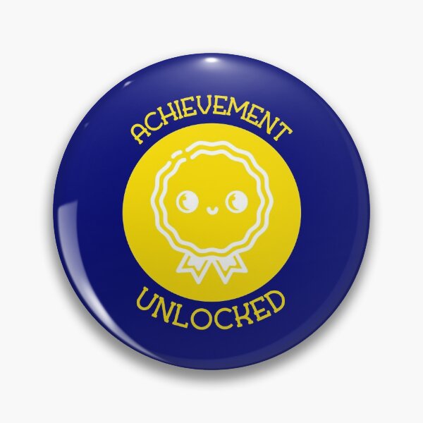 Item preview, Achievement Unlocked Kawaii Medal designed and sold by KawaiiPark.