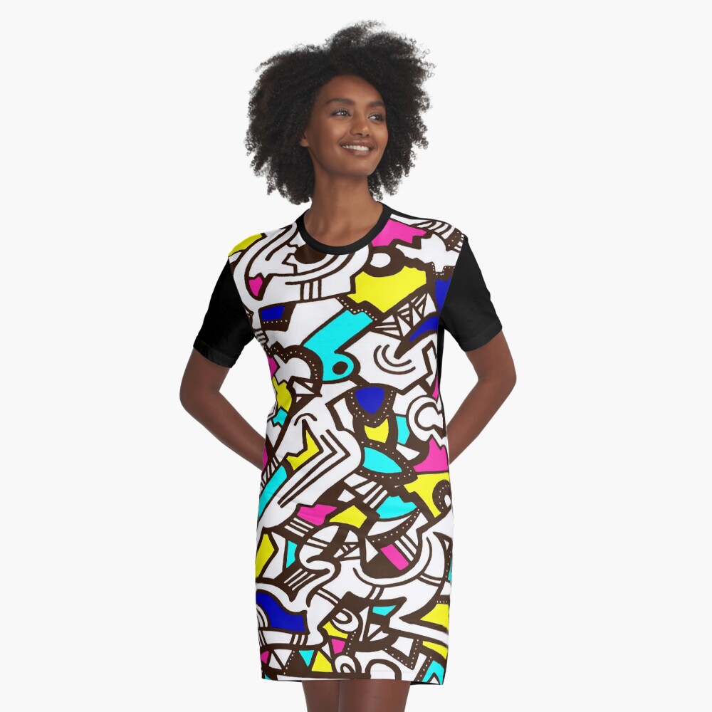 Aperçu de l'œuvre Robe t-shirt créée et vendue par lanaarma.