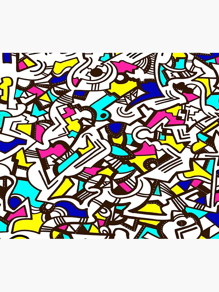 Aperçu 6 sur 6. Plaid avec l'œuvre pop art créée et vendue par lanaarma.