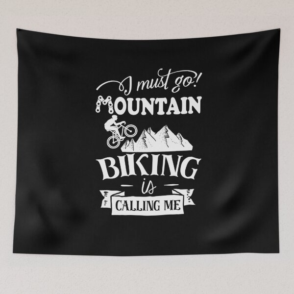 Item preview, Mountain Biking Funny Quote Mountain Biking Is Calling Bikers designed and sold by peachyline.