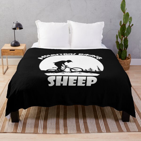 Item preview, Mountain Biking Sheep Funny Quote Mountain Bikes designed and sold by peachyline.