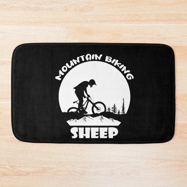 Item preview, Mountain Biking Sheep Funny Quote Mountain Bikes designed and sold by peachyline.