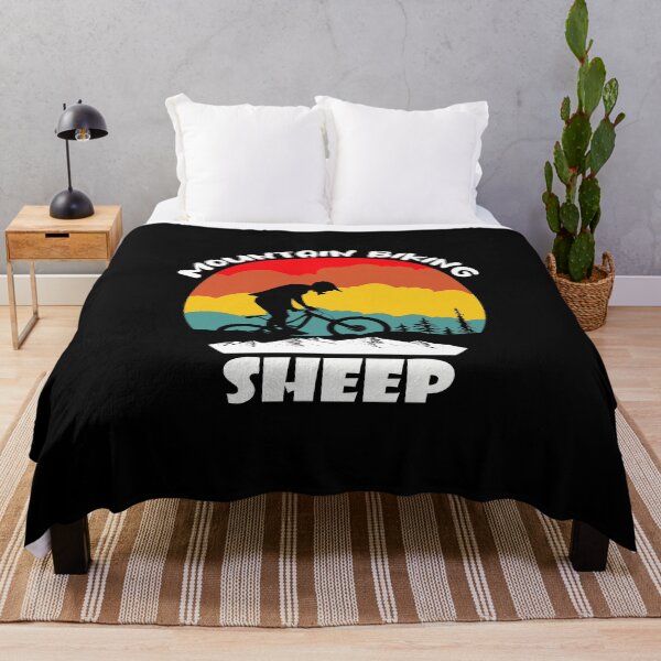 Item preview, Mountain Biking Sheep Funny Quote Mountain Bikers Retro Vintage designed and sold by peachyline.
