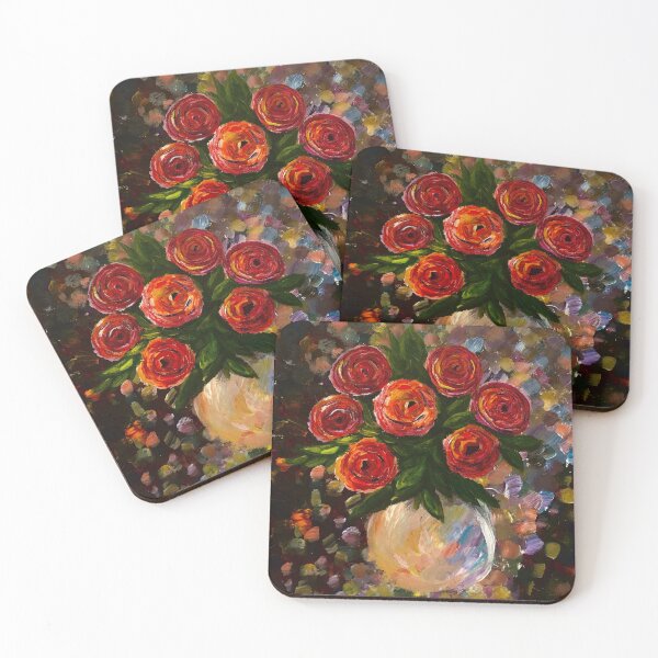 Aperçu de l'œuvre Fleurs impressionnistes créée et vendue par Loveleeelf.