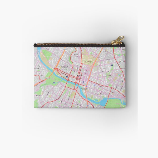 Item preview, Austin, TX Map designed and sold by NorthStreetArt.