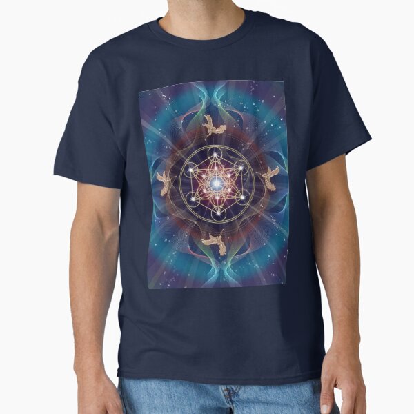 Item preview, Metatron's Cube - Merkabah - Peace and Balance designed and sold by art-by-angels.