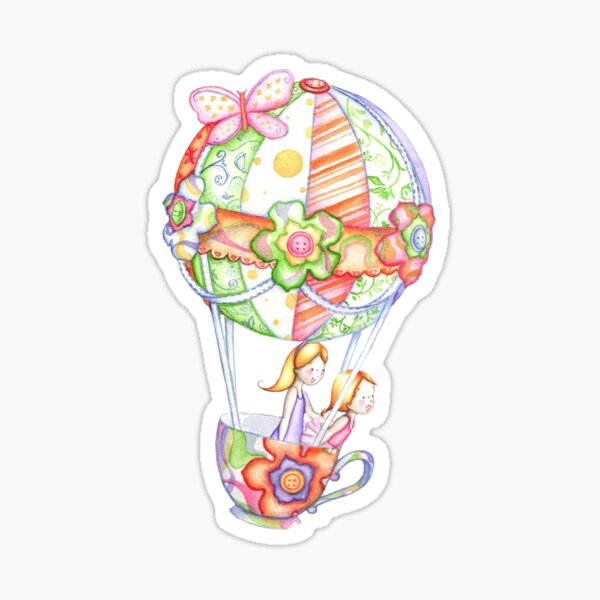 I'll Take My Teacup Anywhere no.4 Sticker