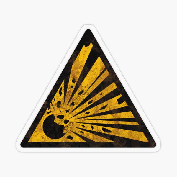 Item preview, Explosive Symbol Dirty Dark designed and sold by borntactical.