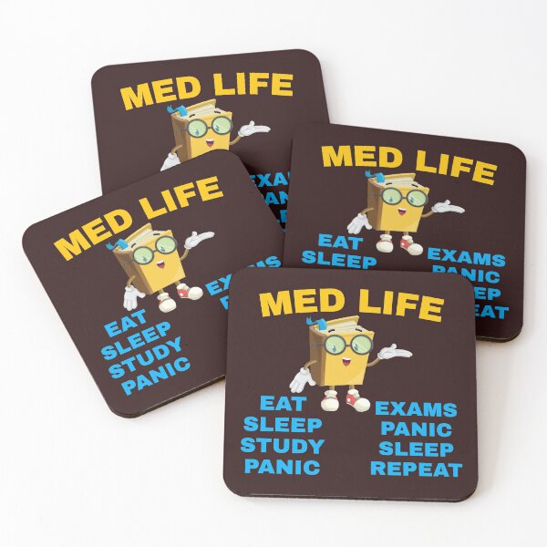 Item preview, med life, eat sleep study panic exams  sleep repeat designed and sold by doctors-apparel.