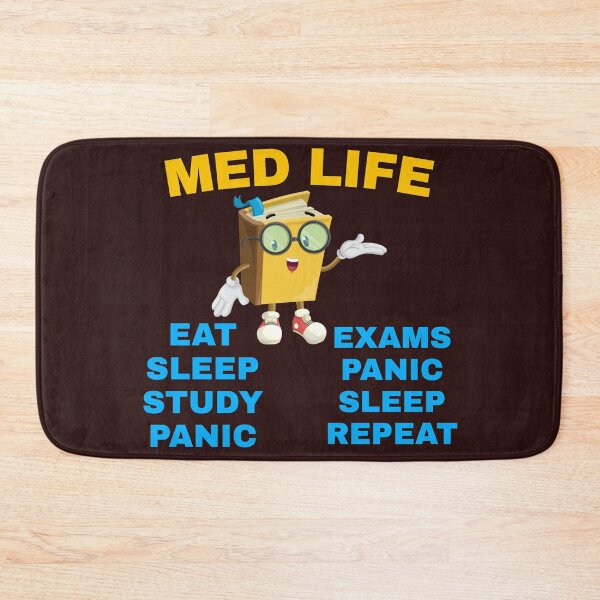 Item preview, med life, eat sleep study panic exams  sleep repeat designed and sold by doctors-apparel.
