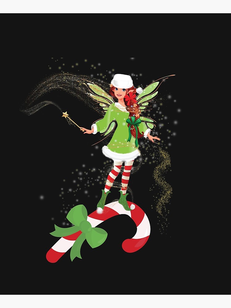 Thumbnail 6 of 6, Apron, Fairy Merry and The Matching Candy Cane™ designed and sold by TeelieTurner.