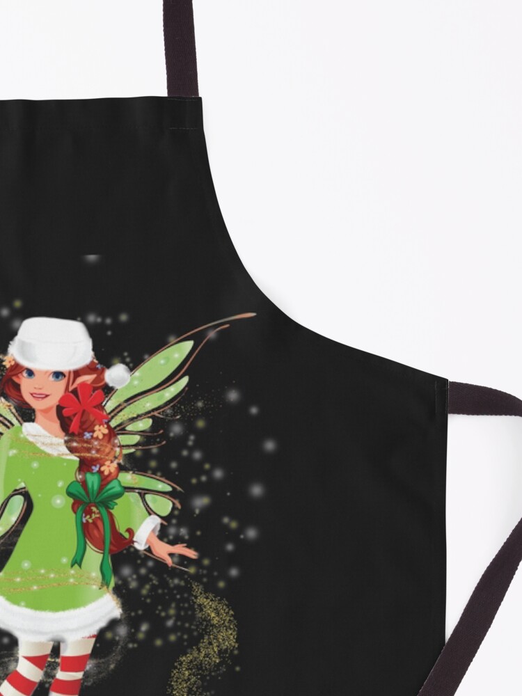 Thumbnail 3 of 6, Apron, Fairy Merry and The Matching Candy Cane™ designed and sold by TeelieTurner.