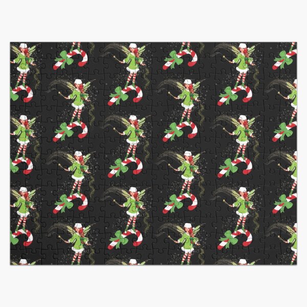 Fairy Merry and The Matching Candy Cane™ Jigsaw Puzzle