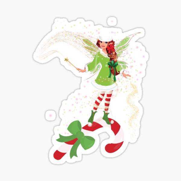 Item preview, Fairy Merry and The Matching Candy Cane™ designed and sold by TeelieTurner.
