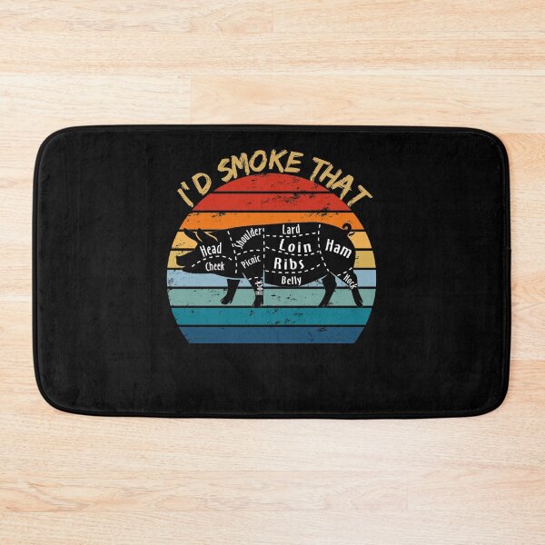 Item preview, Vintage I'd Smoke That Pig BBQ Grilling Lover Smoker Gift designed and sold by enjoytheshirt.