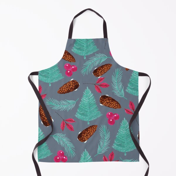 Item preview, Winter forest Christmas print cornflower blue designed and sold by Emma Kunz.