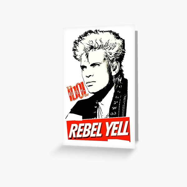 Wilatikta Billy Idol Rebel Yell Music Rock Greeting