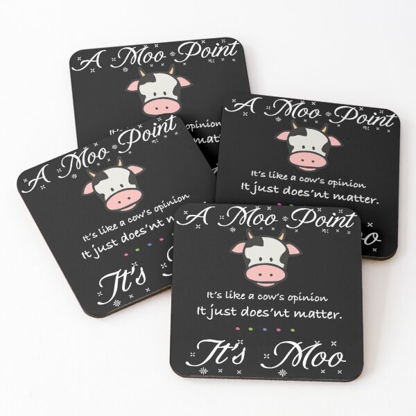 Item preview, A Moo Point Cow's Opinion Doesn't Matter It's Moo designed and sold by itShirts-Shop.