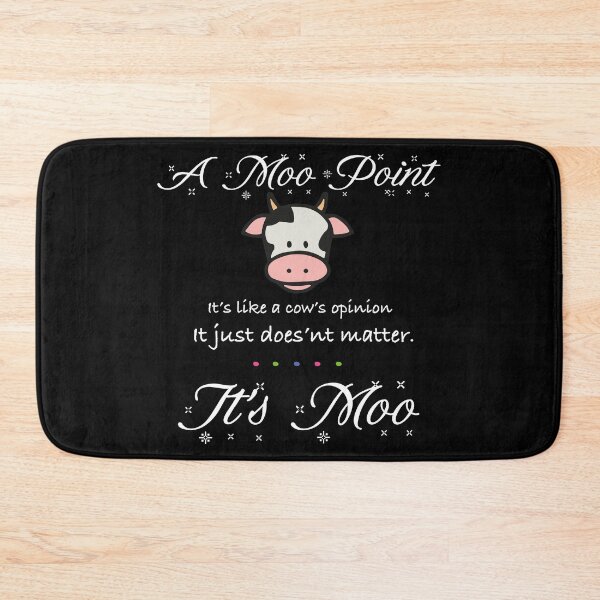 Item preview, A Moo Point Cow's Opinion Doesn't Matter It's Moo designed and sold by itShirts-Shop.