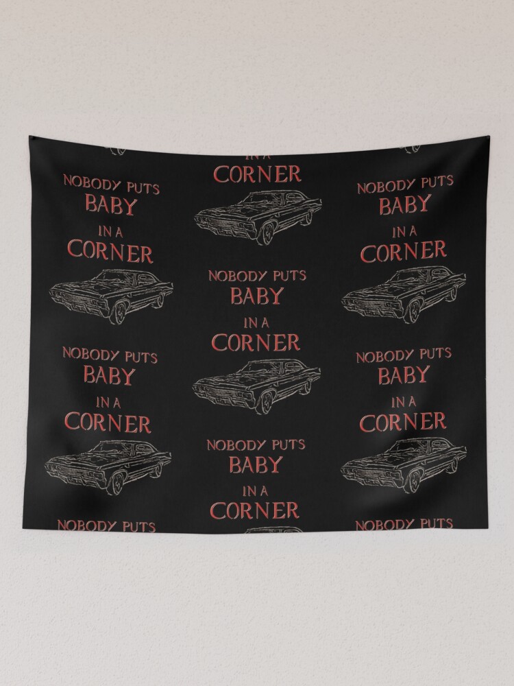 Baby In a Corner Supernatural Tapestry