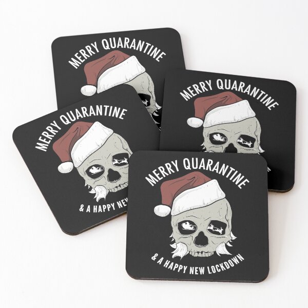 Item preview, Merry Quarantine & A Happy New Lockdown - Dark Christmas Humor designed and sold by tonyedd.