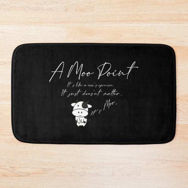 Item preview, A Moo Point Cow's Opinion Doesn't Matter It's Moo designed and sold by itShirts-Shop.
