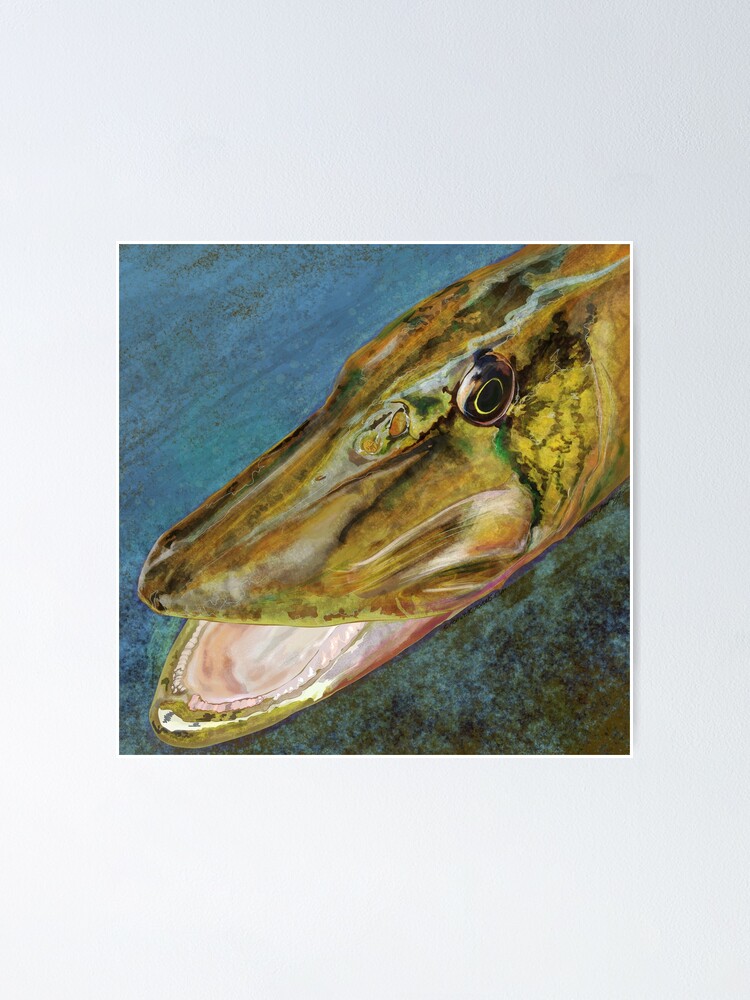 Pixel Largemouth Bass Framed Art Print for Sale by otterfest