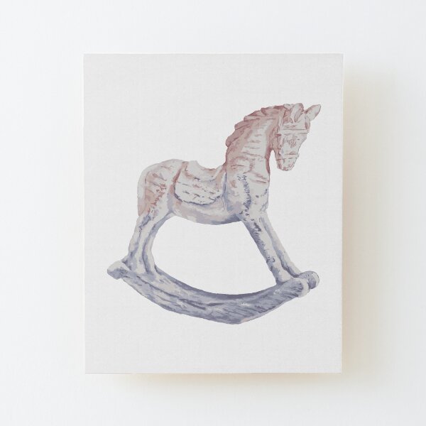 My Little Pony Rocking Horse Wood Mounted Print