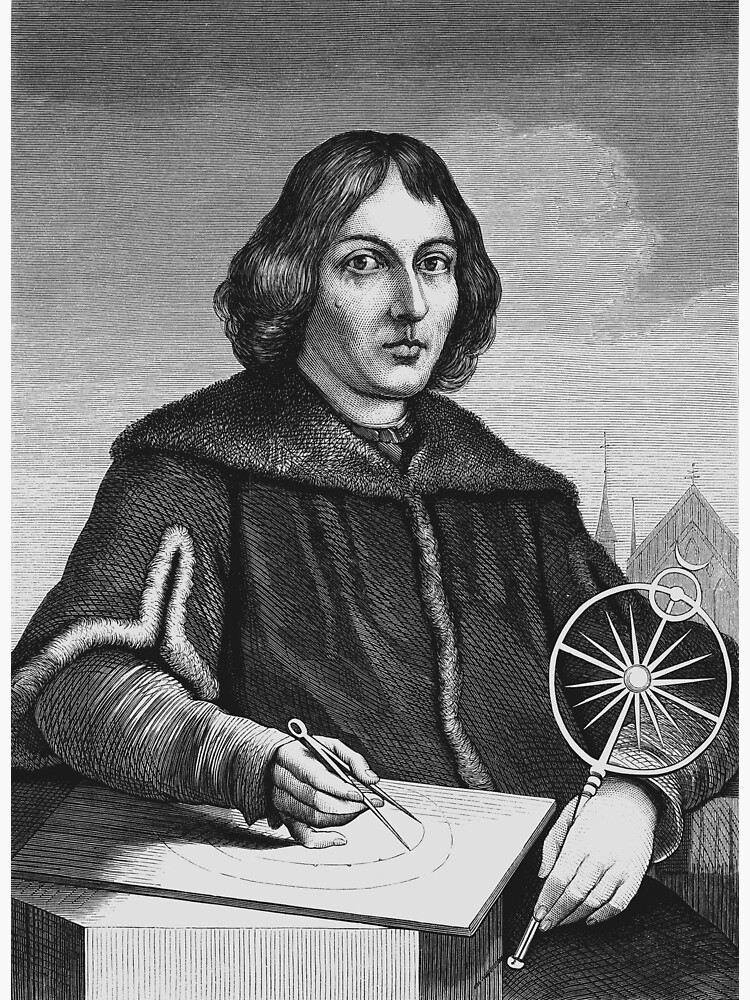 Nicolaus Copernicus Engraved Portrait Premium Matte Vertical Poster