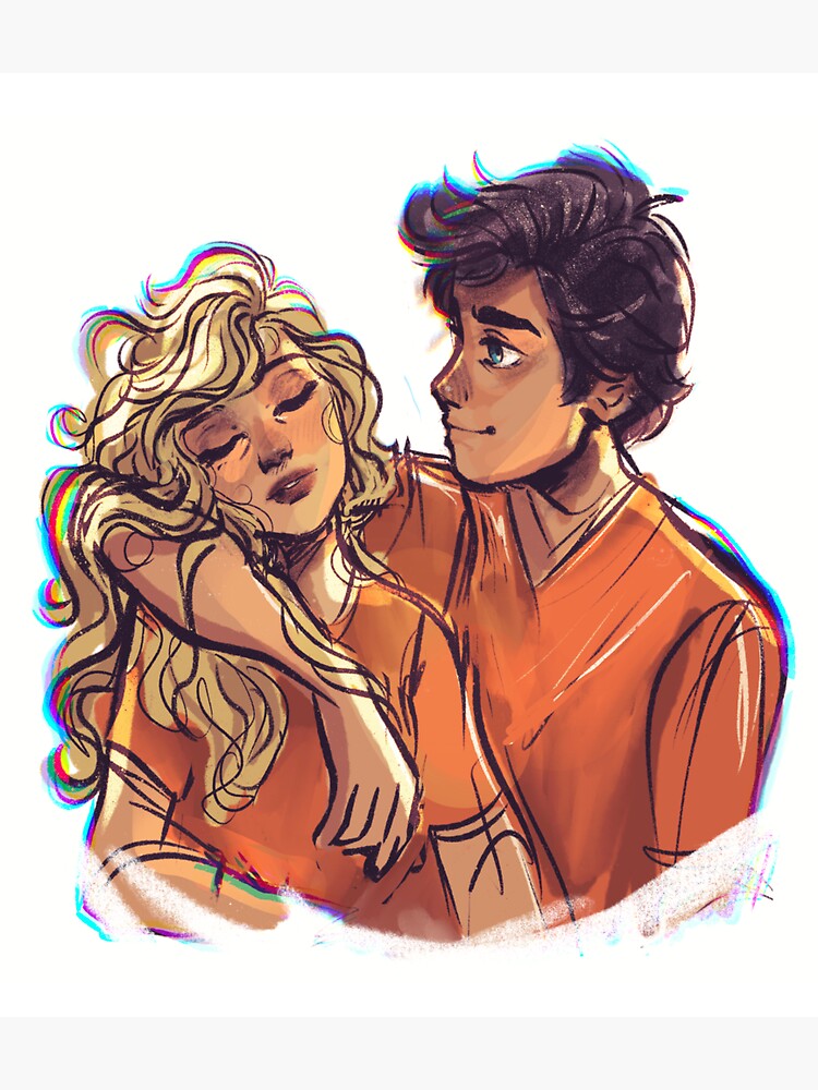 Percabeth Sticker By Smoustart Redbubble