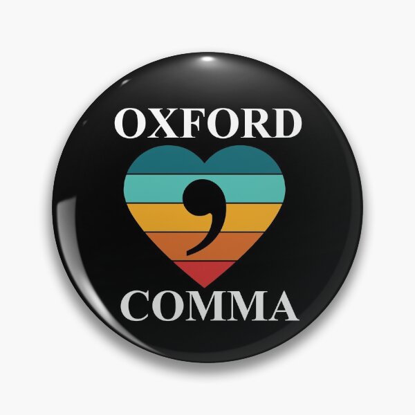 Item preview, Love the Oxford comma gift for English nerds designed and sold by RoguePixel.